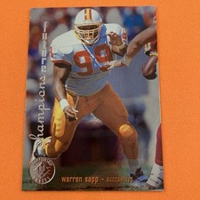 Warren Sapp 1995 SP Championship Series Rookie Card #44 NFL Tampa Bay Buccaneers. rookie card picture