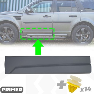 Front Door Left Nearside Lower Sport Dynamic HST Moulding Primer for Freelander2