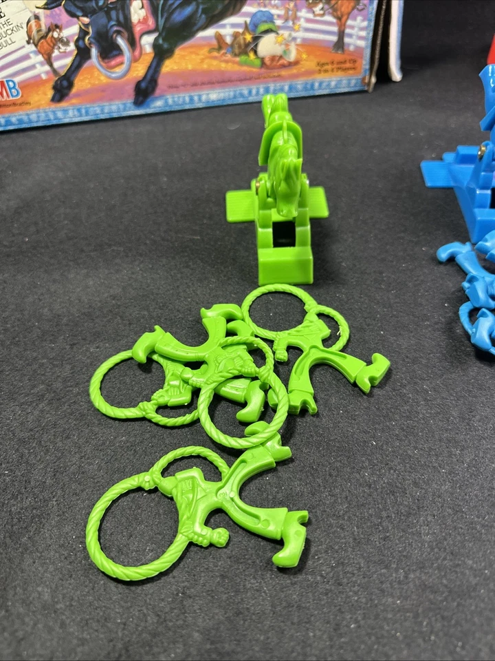 VINTAGE! 1991 Yahoo Buckaroo Game Wild Bucking Bull - MB - 🌟 COMPLETE - Image 2 of 4