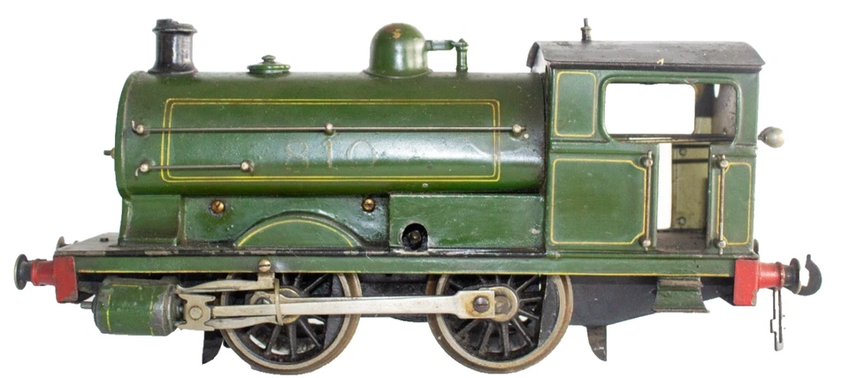 Tanque loco "Peckett" calibre 1 Bassett-Lowke de 1910 (c.1910-1918) - raro Foto 2 de 4