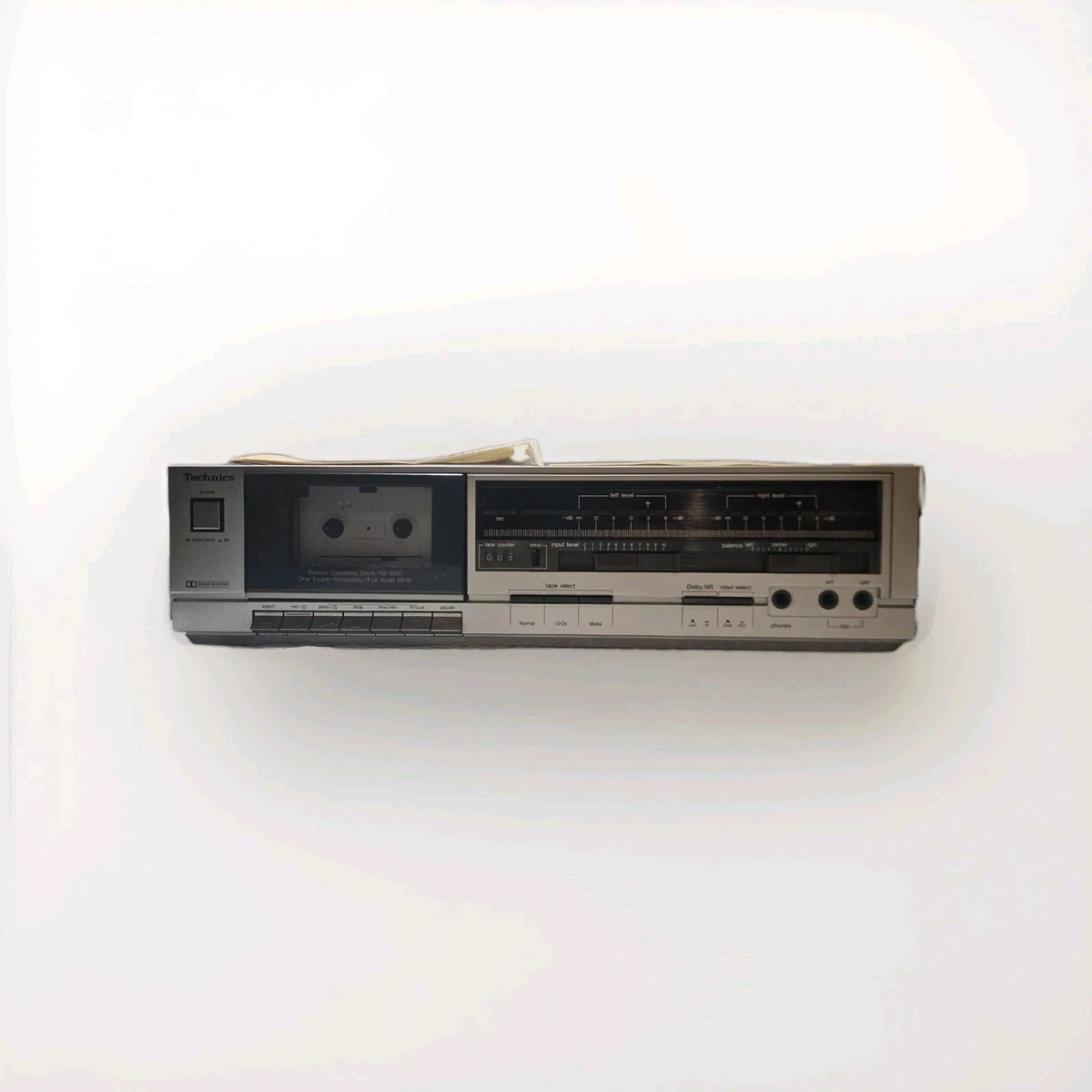 PIASTRA A CASSETTA TECHNICS RS - B 105 DA RIPARARE USATA VINTAGE
