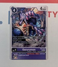 Garurumon BT21-067 U Digimon CCG | World Convergence NM