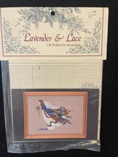 Lavender  Lace The Second Angel of Freedom Cross Stitch Pattern Chart Sealed