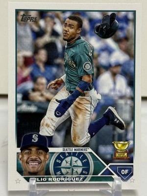 2023 Topps #330 Julio Rodriguez Seatle Mariners Rookie Cup All Star