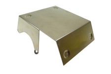 Gm Small Block Chevy Sbc Bbc Aluminum Mini Compact Starter Heat Shield Cover Gm Small Block Chevy Sbc Bbc Aluminum Mini Compact Starter Heat Shield Cover