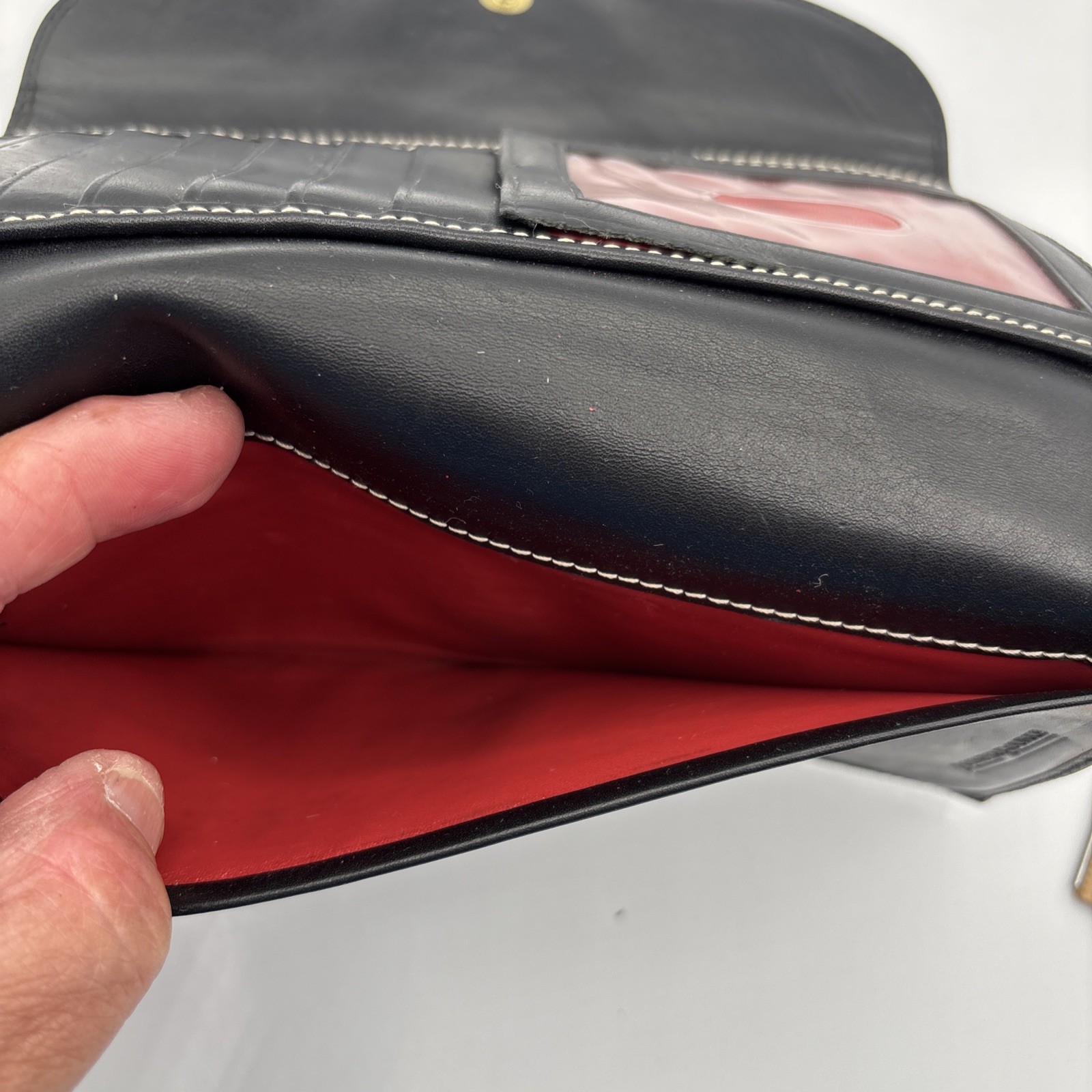 DOONEY  & BOURKE  MULTICOLOR SCRIBBLE CHECKBOOK C… - image 10