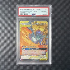 Pokémon TCG Moltres Zapdos Articuno Tag Team GX Hidden Fates Holo 44/68 PSA 10