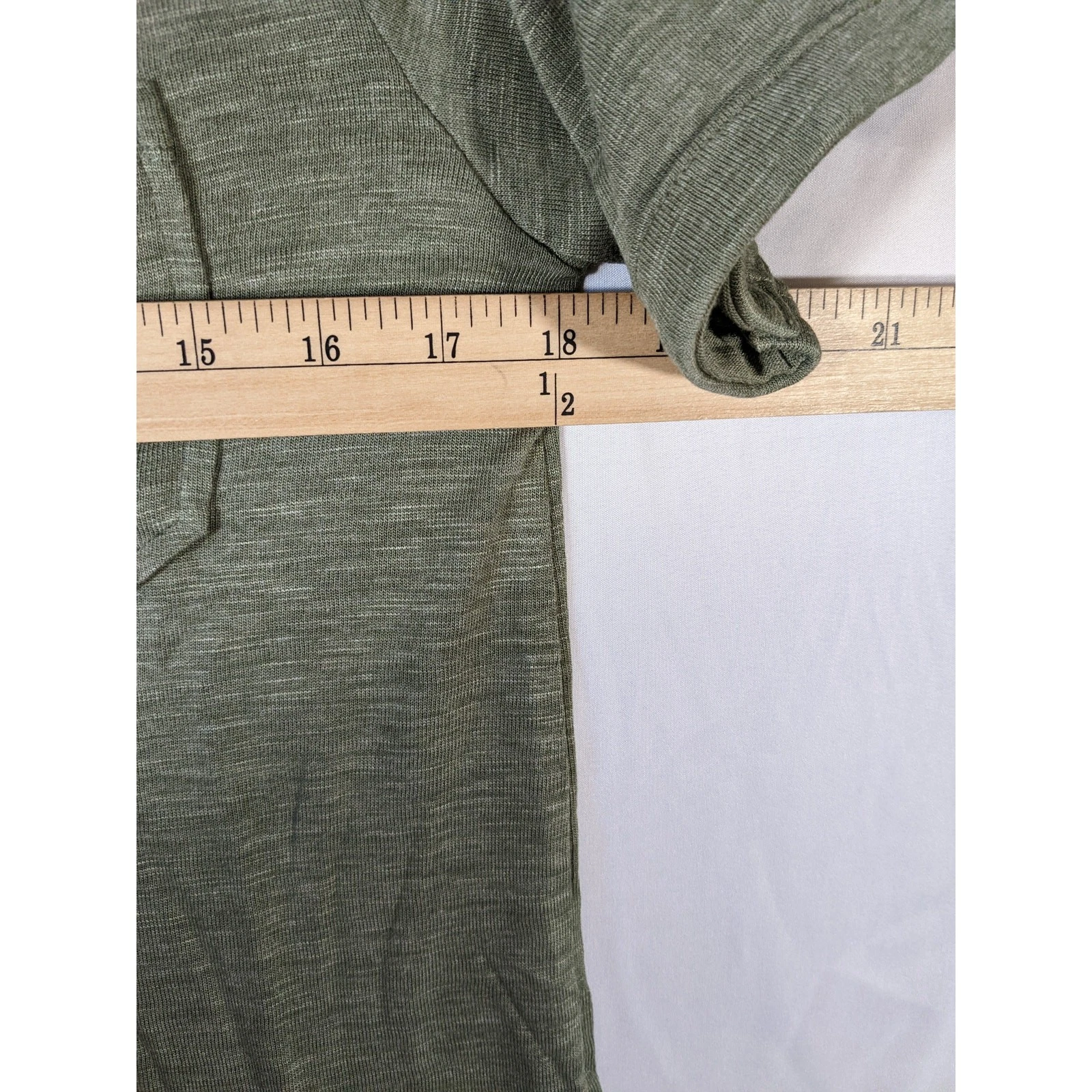 VETEMENTS TShirt Vestito Manica Corta Midi Jessica Simpson Verde S Girocollo Tasche Casual Strato