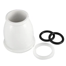 DURA FAUCET DF-RK500-WT BELL SPOUT NUT AND RINGS
