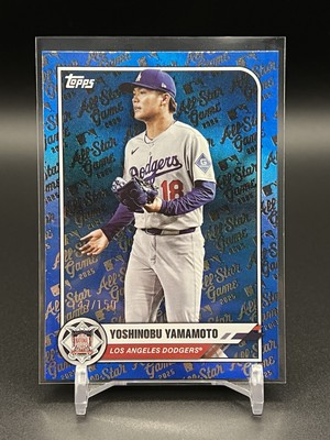 柳葉ページ 2025 Topps YOSHINOBU YAMAMOTO All Star Game Megabox /150 Dodger