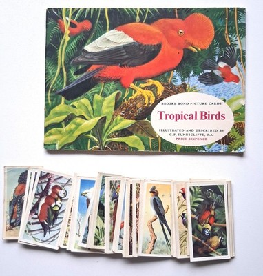 Tropical Birds Brooke Bond Original Album unused with full set of cards