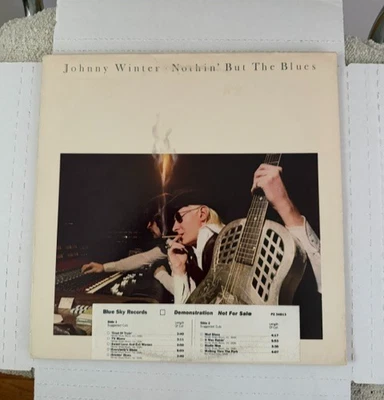 Johnny Winter Nothin' But The Blues LP White Label Promo WLP Vinyl NM - Image 1 of 4