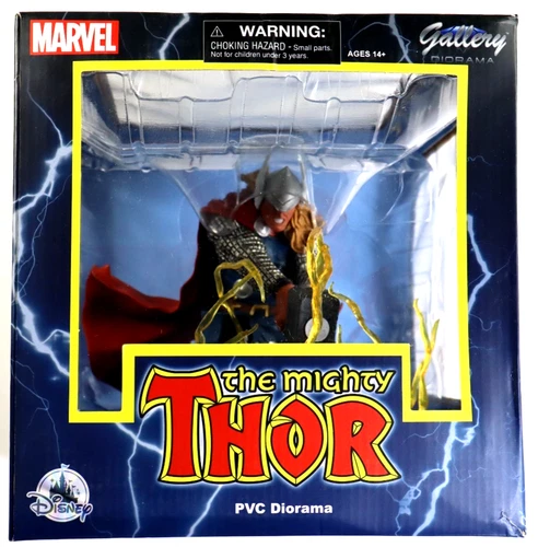 Diamond Marvel Select Gallery The Mighty Thor Statue Diorama