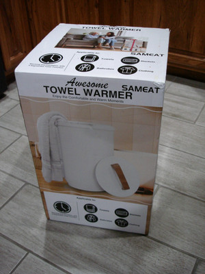 New - SAMEAT Heated Towel/Robe Warmer- Large Towel Warmer Bucket