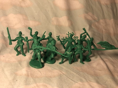 #ad Toy Soldiers Army Men Atlantic Japanese 1:32 made in Italy $27.00