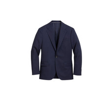NWT JCrew Ludlow Classic Fit Suit Jacket Mens 38 R Navy Blue AT162 Cotton NEW