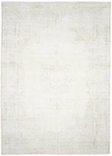 Antique Distressed Oriental Rug Muted Colors Floral Vintage Wool Carpet 10X13 ft