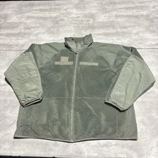 Cold Weather Fleece Jacket Men's Large Regular Green Zip Polartec Gen 3 Army