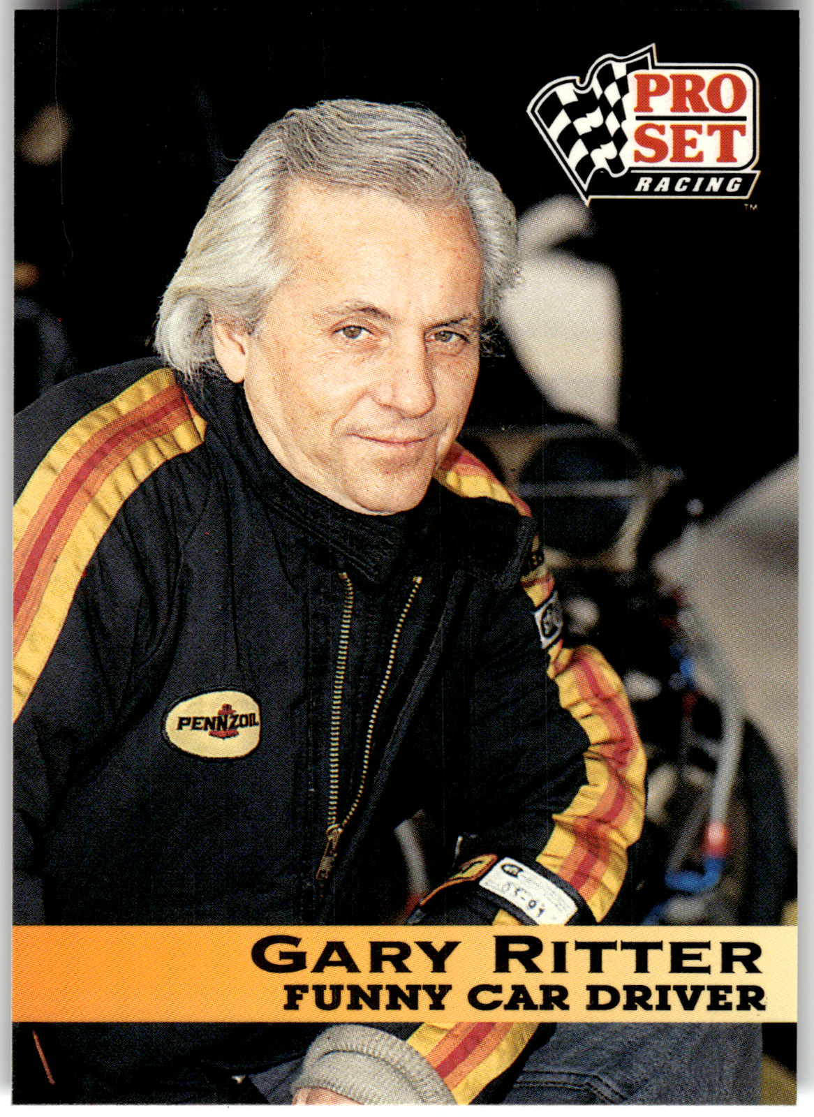 1992 Pro Set Racing #37 GARY RITTER NHRA