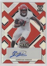 2022 Leaf Metal Draft Red Prismatic 3/5 Zonovan Knight #BA-ZK1 Auto 0u66