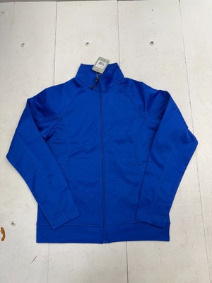 Trimark Royal Blue Full Zip Okapi Knit Jacket Mens Size Small