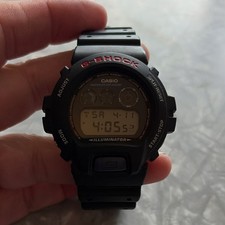 Casio G-SHOCK DW-6900 Digital Wristwatch Black Shock-Resistant Backlight