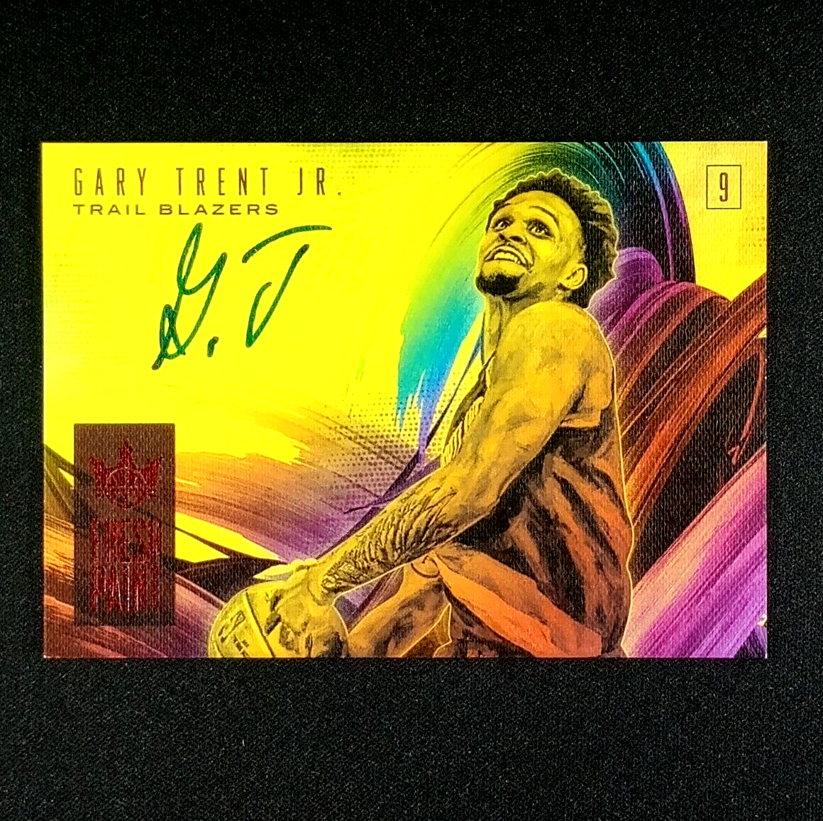 2018-19 Donruss Optic Gary Trent Jr. Rookie Signed Card Portland