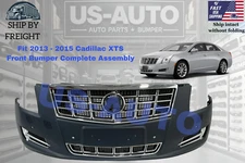 Fit 2013 2014 2015 Cadillac XTS Front Bumper Complete Assembly W/ 4 Sensor Holes