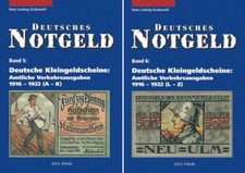 Deutsches Notgeld Band 5+6: Deutsche Kleingeldscheine 1916 - 1922 , 2 B&auml;nde