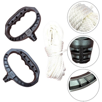 Starter Rope Pull Cord 30Feet 4.5mm 2 Handle for Ariens for Tecumseh Snowblower