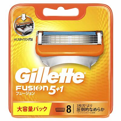 Gillette Fusion 5+1 Power 替え刃 8コス 55個セット Gillette Japan Fusion Safety Razor Blade 8 Cartridges 5+1 | eBay
