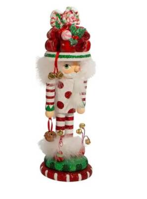 Kurt Adler Nussknacker Weihnachtshut ''Candies'' Größe ca. 32 cm