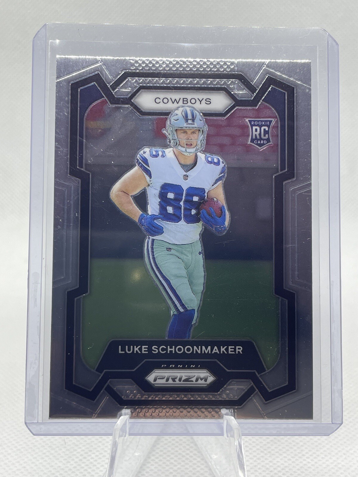 2023 Prizm Football Luke Schoonmaker RC No. 325 Cowboys