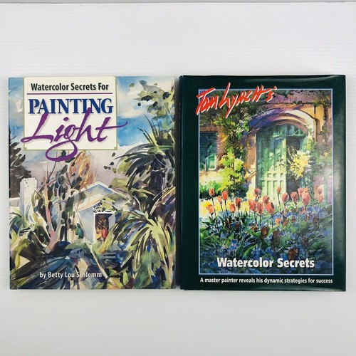 2 x Watercolor Secrets For Painting Light & Watercolor Secrets Books Art Method