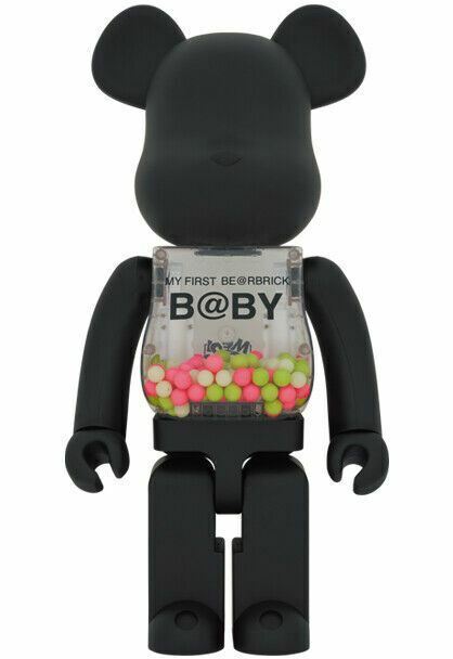 Medicom Toy BE@RBRICK MY FIRST B@BY MATT BLACK Ver. 1000% bearbrick From  Japan