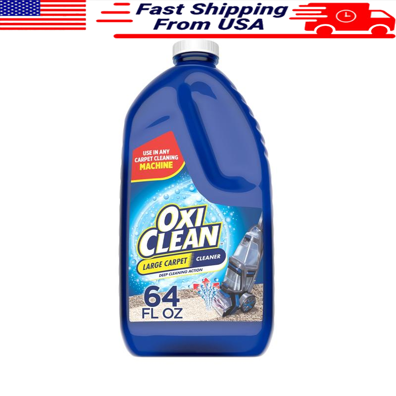 Carpet Cleaner Liquid Solution Steam Machines 64 fl oz Deep Clean Stain Remover-image