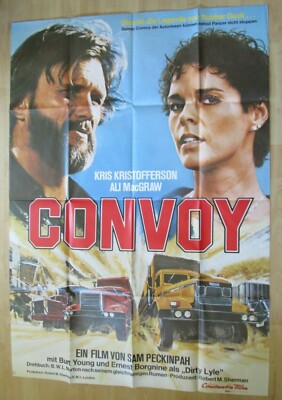 Filmplakat - Convoy ( Kris Kristofferson , Ali McGraw ) DIN A1