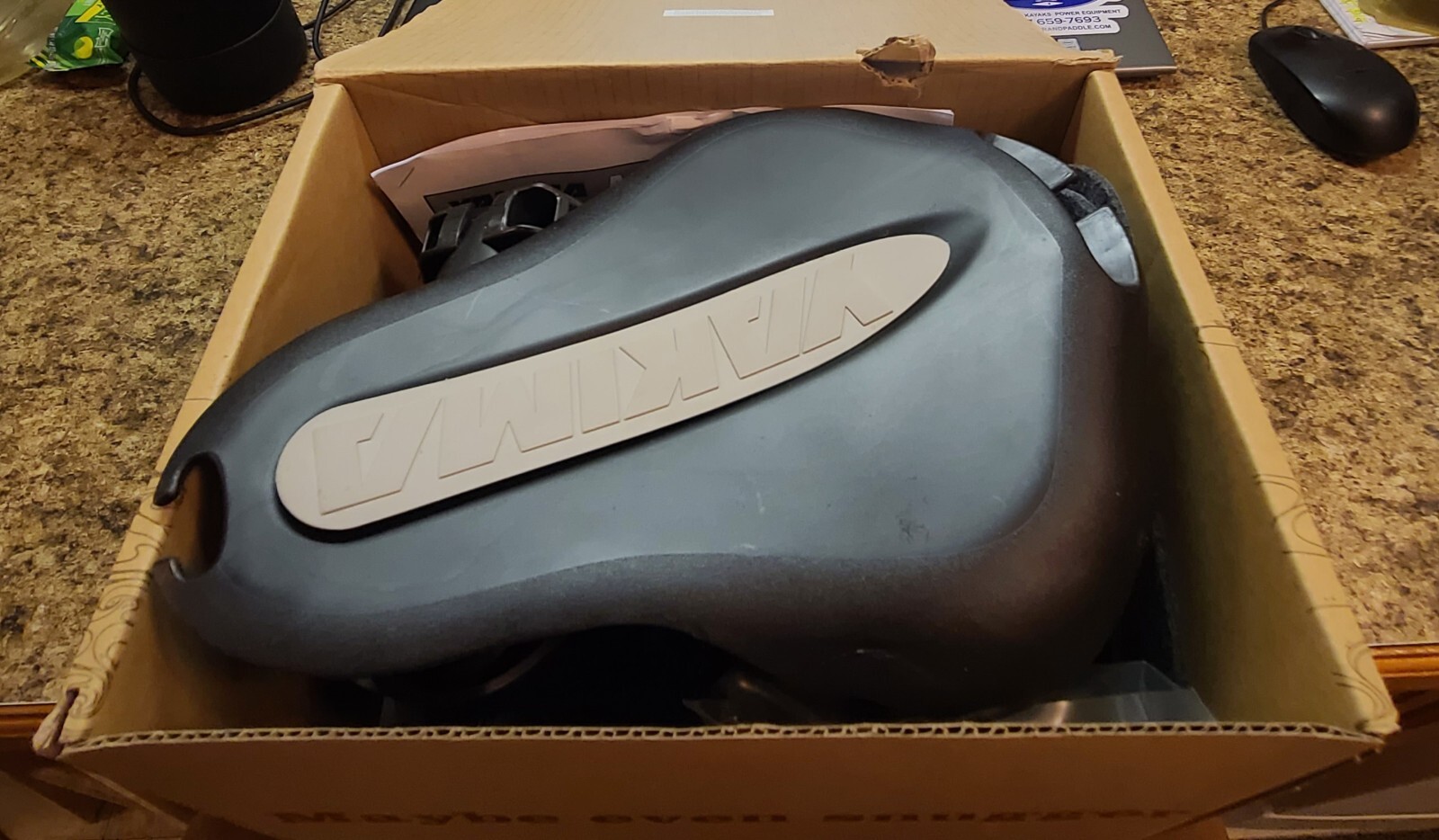 BRAND NEW - Yakima Mako Aero Kayak Saddle - Pair of 2, Black #04044)