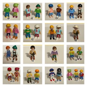 Playmobil Lots of Two Children Kids Boys Girls Hats Prince Sword 5024 4118