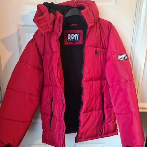 DKNY Boys Puffer Jacket - Red - Size L (14-16 Yrs) - Picture 13 of 22