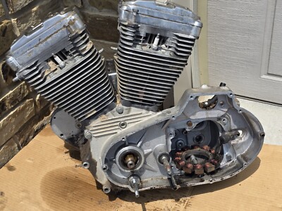 1987 Harley Sportster Engine Motor Crankcase Block