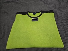 Guess Jeans NEW Pullover Knit Long Sleeve Sweater In Spearmint SZ Medium