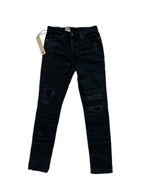 Ksubi Jeans Mens Chitch Slim Tapered Boneyard Black $240 Size