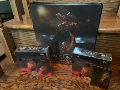 TWO 2024 Rittenhouse House of the Dragon Trading Card Boxes + P1/P2 + P3 Binder
