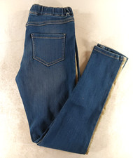 Carter's Kid Size 12 Jeans Medium Blue Wash Gold Stripes