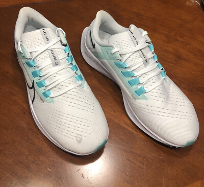 Nike Air Zoom Pegasus 38 Running Shoes White Green CW7358 102