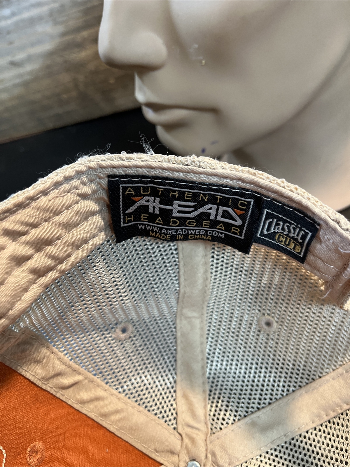 Orange “850” Number Patch Baseball Cap Hat Ahead … - image 10