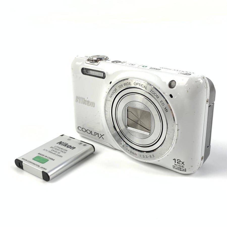 Nikon Coolpix S6600 White 16.0MP Compact Digital Camera Optical 