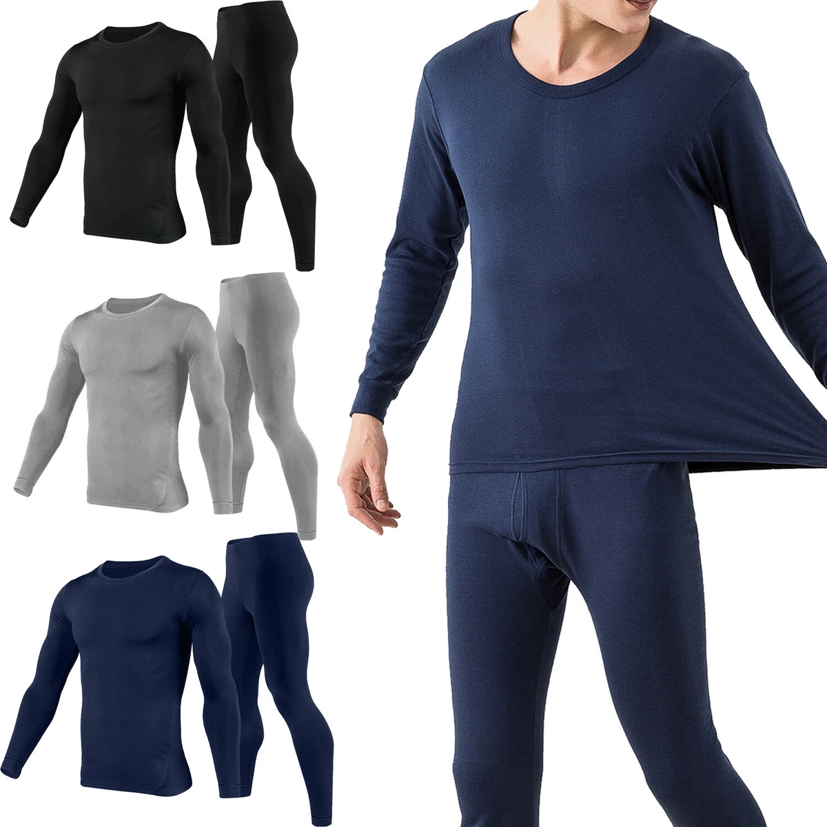 Adults Thermal Underwear Pajamas Set