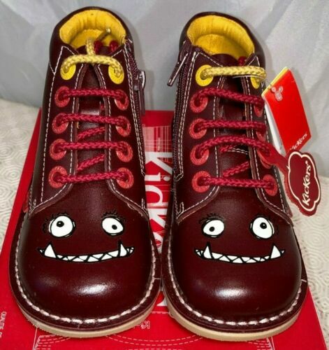 Escarpins Kickers Rouges - Modèle Vaquetilla En Cuir, Talon Moyen Bouclé - Neufs Avec Emballage D'origine